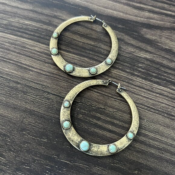 Boho Ring Hoop Earrings ASO Alex Russo - Picture 5 of 7